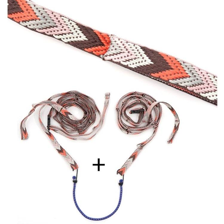 Outdoor Camping Tent Storage Lanyard Lengthened Bundled Clothesline(Brown)