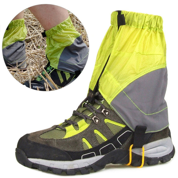 Outdoor Mountaineering Sandproof Water-resistant Tearproof Legging Protective Case(Green)