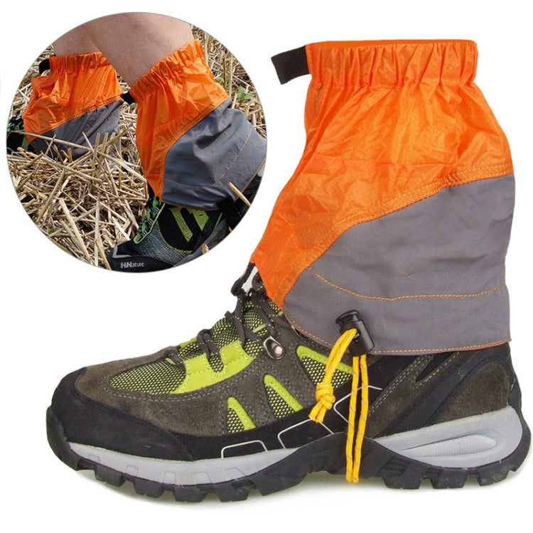 Outdoor Mountaineering Sandproof Water-resistant Tearproof Legging Protective Case(Orange)