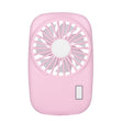 Portable Hand Held USB Rechargeable Mini Fan(Pink) - Electric Fans by PMC TechLife | Online Shopping South Africa | PMC TechLife | Buy Now Pay Later Mobicred