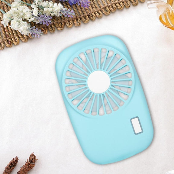 Portable Hand Held USB Rechargeable Mini Fan(Pink)