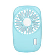 Portable Hand Held USB Rechargeable Mini Fan(Blue) - Electric Fans by PMC TechLife | Online Shopping South Africa | PMC TechLife | Buy Now Pay Later Mobicred