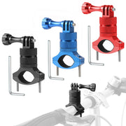Aluminum Alloy Bicycle Mounting Bracket Bicycle Clip For Action Camera(Red)