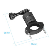 Aluminum Alloy Bicycle Mounting Bracket Bicycle Clip For Action Camera(Blue)
