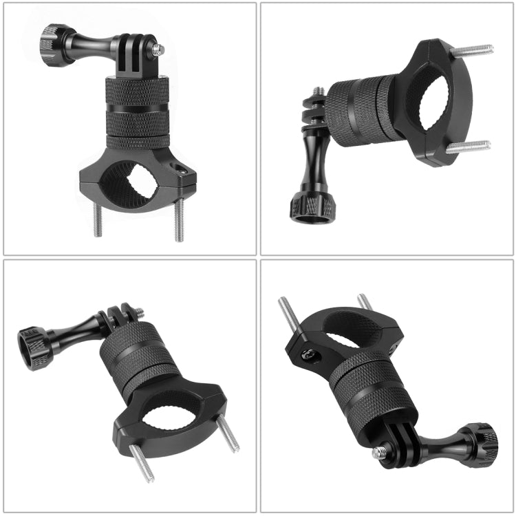 Aluminum Alloy Bicycle Mounting Bracket Bicycle Clip For Action Camera(Black)