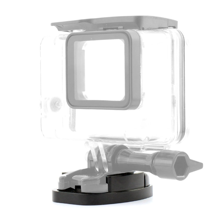 4 Holes Aluminum Quick Release Tripod Mount Base For Sports Camera, Color: Black Embedded Nut