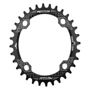 MOTSUV Narrow Wide Chainring MTB  Bicycle 104BCD Tooth Plate Parts(Black)