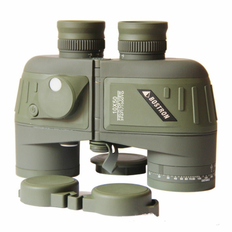 Bostron Telescope High-definition Navigation Floating 10X50 with Compass Water-resistant Ranging Low Light Level Night Vision Binoculars