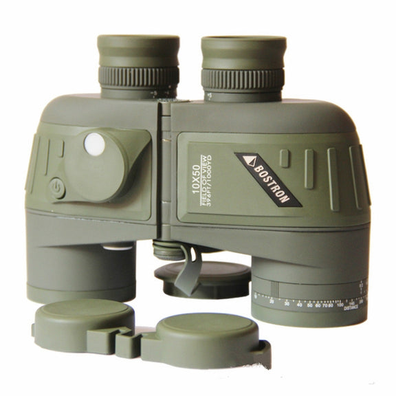 Bostron Telescope High-definition Navigation Floating 10X50 with Compass Water-resistant Ranging Low Light Level Night Vision Binoculars