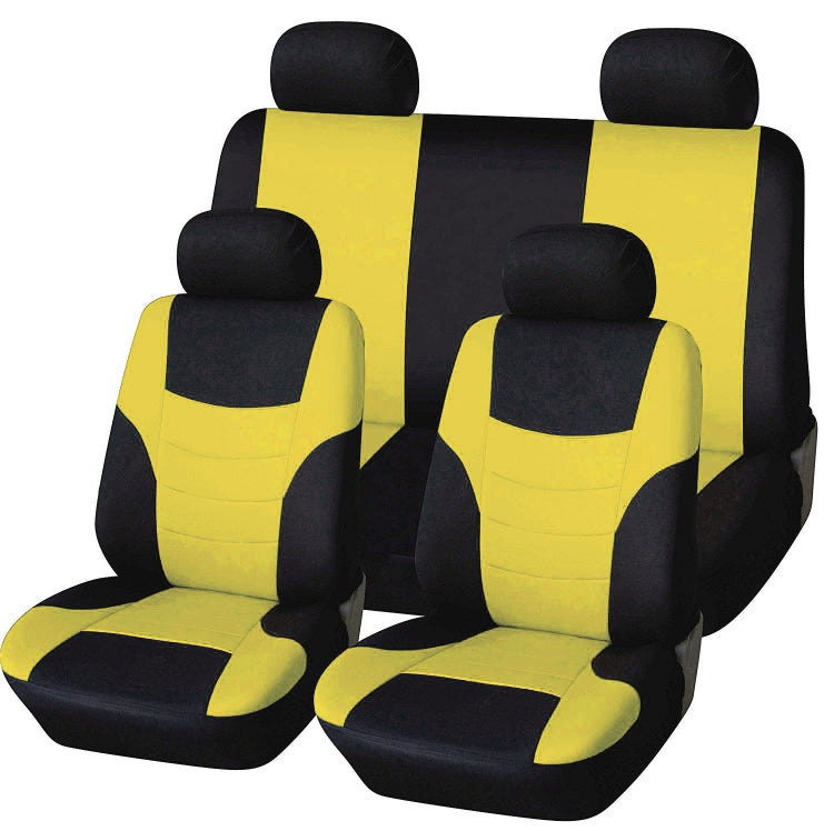Universal Car Seat Cover Personality Stitching Automotive Chairs Protective Sleeve Cloth Automobile Seats Covers(red)