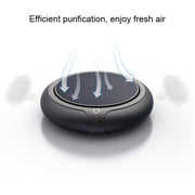 Intelligent Formaldehyde Removal Haze Negative Ion Solar Car Air Purifier(Gold)