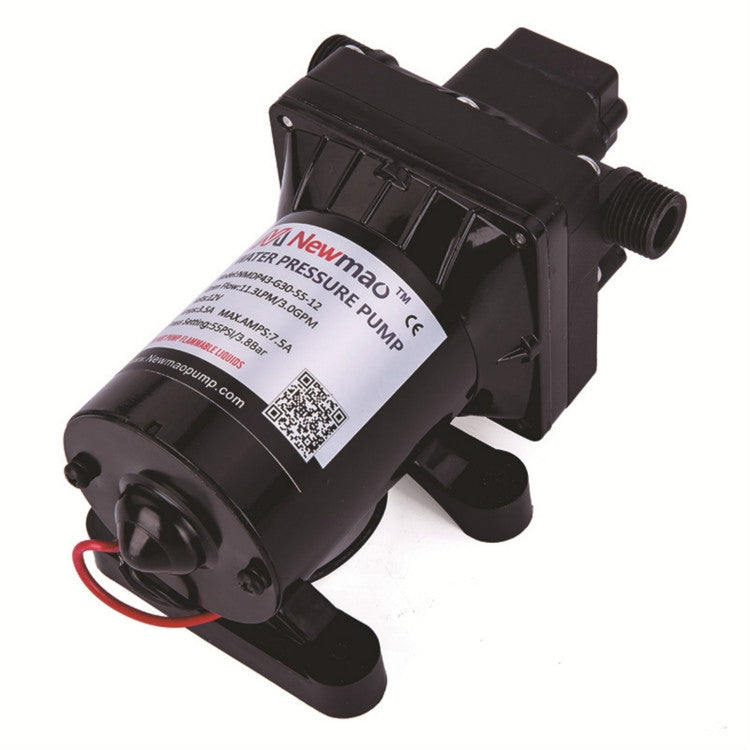 Newmao Reciprocating Diaphragm Pump DC Small Water Pump, EU Plug(DC 24V)