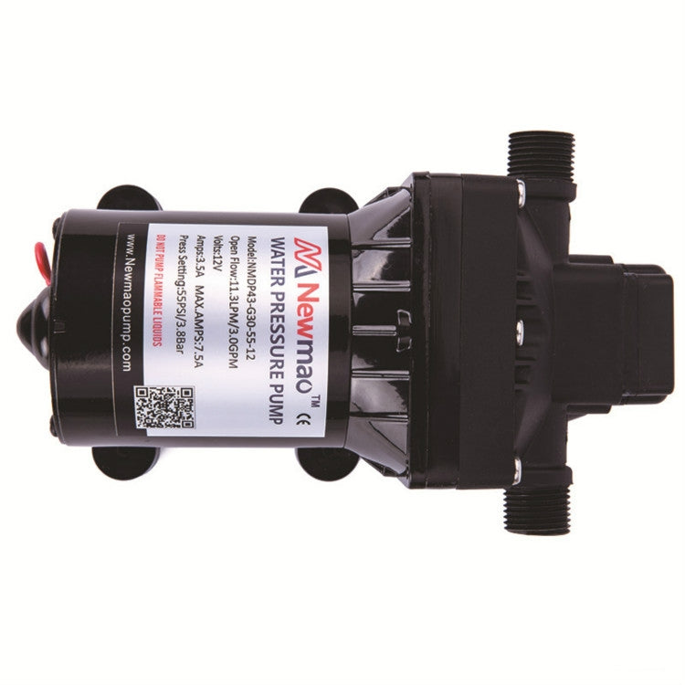 Newmao Reciprocating Diaphragm Pump DC Small Water Pump, EU Plug(DC 24V)