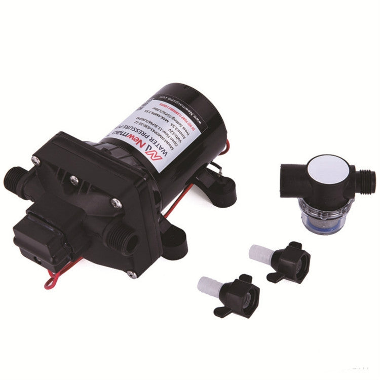 Newmao Reciprocating Diaphragm Pump DC Small Water Pump, EU Plug(DC 24V)