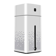 Ultrasonic Air Humidifier USB Essential Oil Aroma Diffuser LED Night Light Spray Mist Purifier, 1000ml(White)