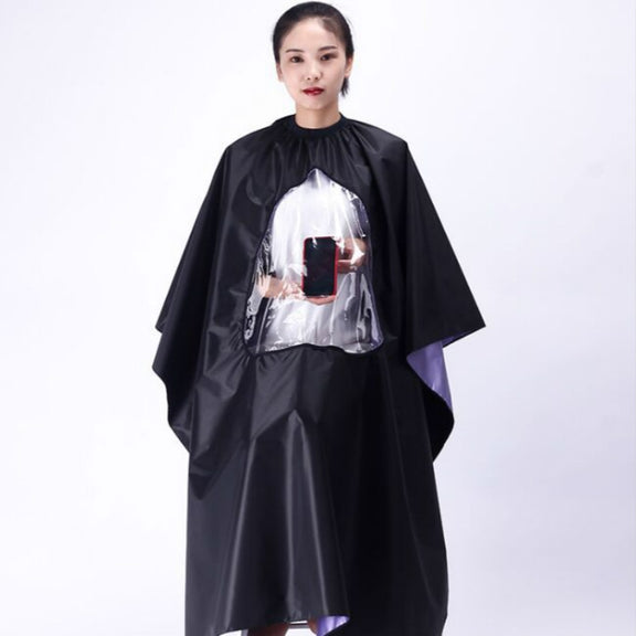 Water-resistant Transparent and Visible Increase Haircut Cloth Adult Haircut