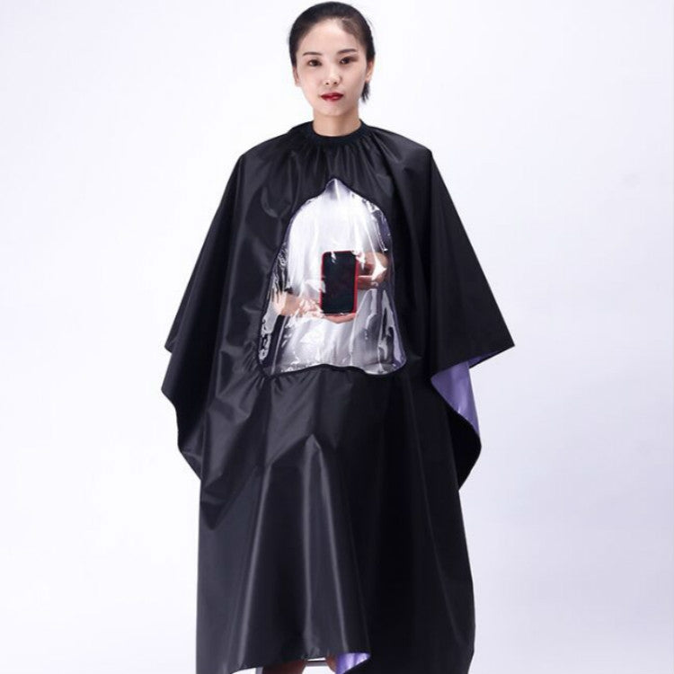 Water-resistant Transparent and Visible Increase Haircut Cloth Adult Haircut