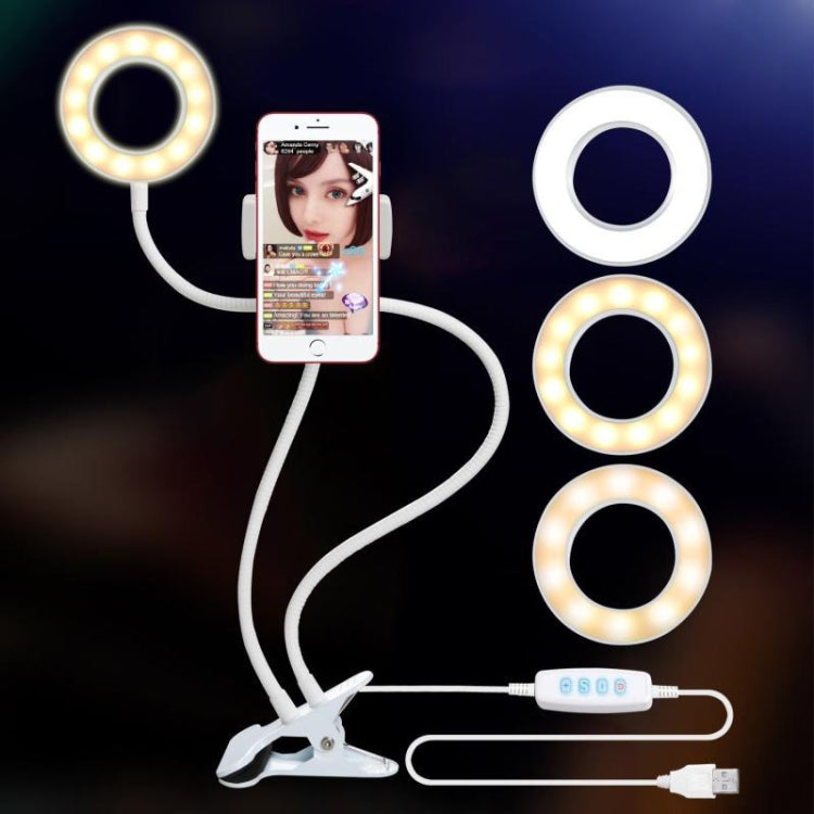 Live Beauty Fill Light LED Eye Care Student Bed Reading Light(White)