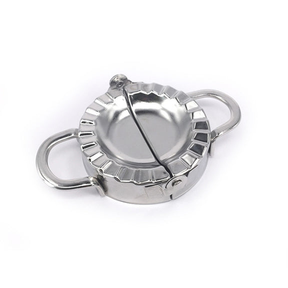 Stainless Steel Dumpling Maker Dough Cutter Dumpling Mould Kitchen Accessories Pastry Tools, Specification:Small 7.7cm with White Box