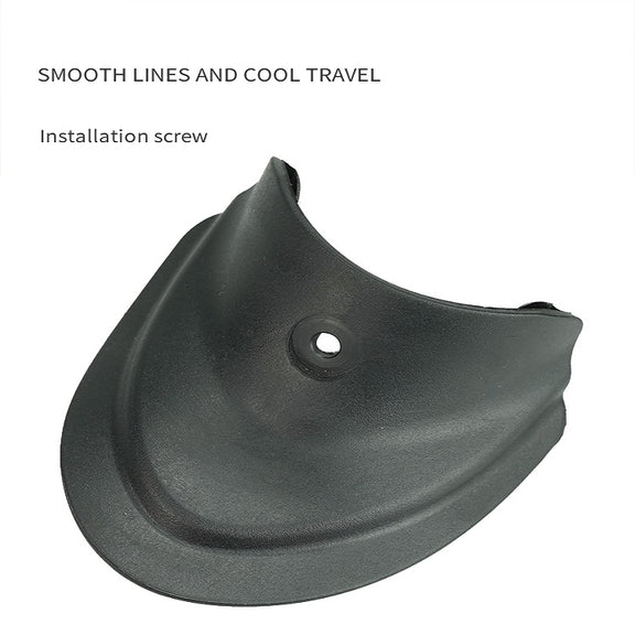 3 Pairs Scooter Fender Fishtail Rubber Front And Rear Fender Modified Accessories for Xiaomi M365 / Pro(Mudguard Black)