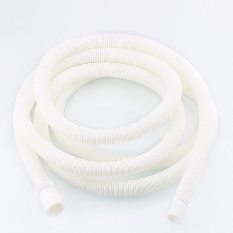 18mm Diameter Plastic Drain Pipe Water Outlet Extension Hose with Clamp for Semi-automatic Washing Machine / Air Conditioner, Size:3m  Length