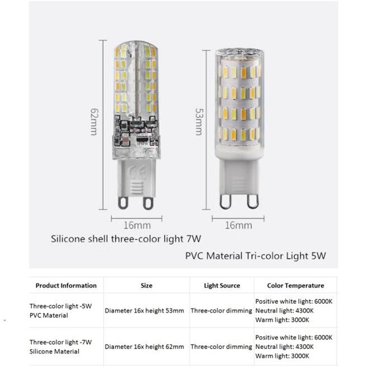 7W G9 LED Energy-saving Light Bulb Light Source(White Light)