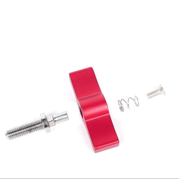 10PCS T-shaped Screw Multi-directional Adjustment Hand Screw Aluminum Alloy Handle Screw, Specification:M5(Red)