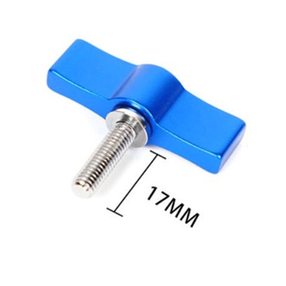 10PCS T-shaped Screw Multi-directional Adjustment Hand Screw Aluminum Alloy Handle Screw, Specification:M6(Red)
