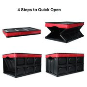 Car Trunk Storage Box Foldable Car Plastic Storage Box, Size:S(Blue)