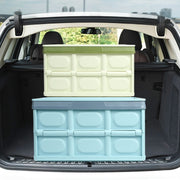 Car Trunk Storage Box Foldable Car Plastic Storage Box, Size:S(Green)