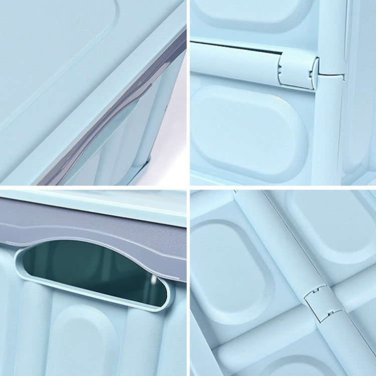 Car Trunk Storage Box Foldable Car Plastic Storage Box, Size:S(Light Brown)