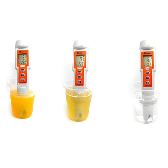 Kedida CT3030 Conductivity + Temp Meter Portable LCD Digital Water Testing Measurement Pen