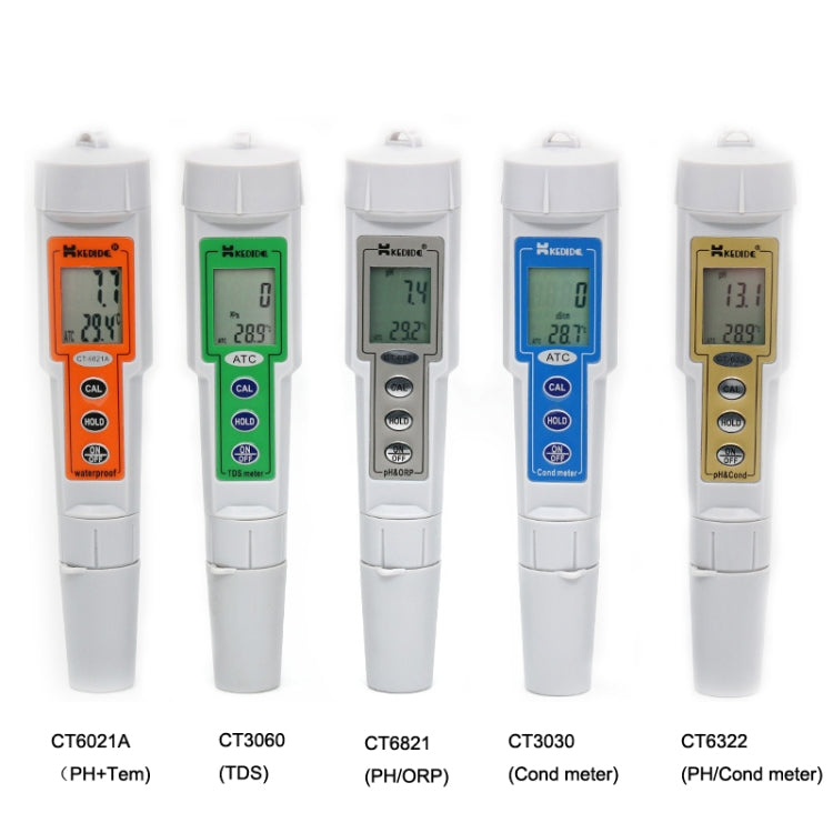 Kedida CT3030 Conductivity + Temp Meter Portable LCD Digital Water Testing Measurement Pen