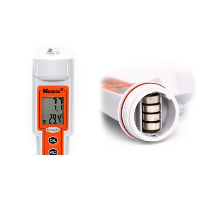 Kedida CT6322 PH Conductivity Temp Meter Portable LCD Digital Water Testing Measurement Pen