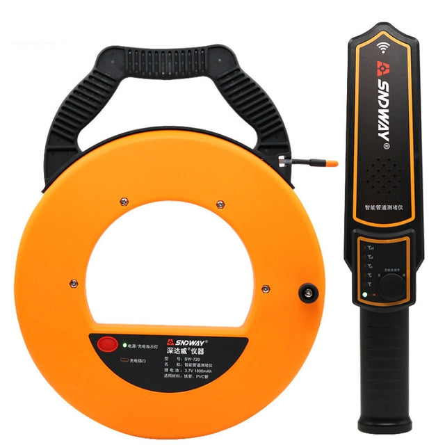 SNDWAY Pipe Scanner Thickness PVC Pipe Blockage Width Measuring Instrument, Specification:SW730 Standard (30 meters)
