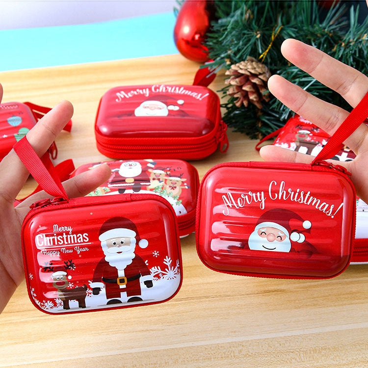 Christmas Cartoon Coin Purse Creative Square Storage Box Key Case(Type 2)