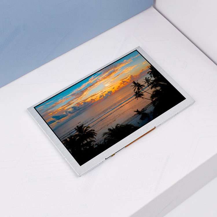 Waveshare 5 Inch DSI Display, 800 �� 480 Pixel, IPS Display Panel, Style:No Touch