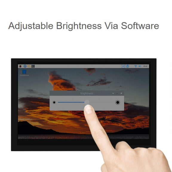 Waveshare 5 Inch DSI Display, 800 �� 480 Pixel, IPS Display Panel, Style:Touch Display