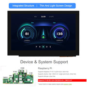 Waveshare 5 Inch DSI Display, 800 �� 480 Pixel, IPS Display Panel, Style:Touch Display