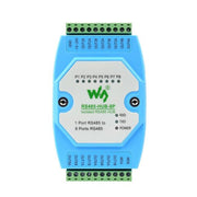 Waveshare RS485-HUB-8P Industrial-grade Isolated 8-ch RS485 Hub, Rail-mount Support, Wide Baud Rate Range