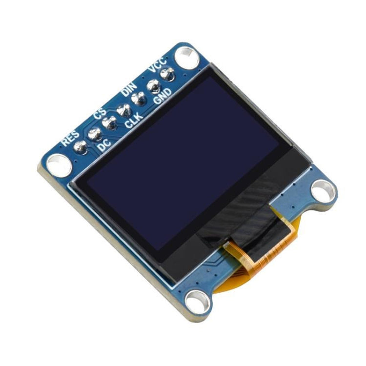 Waveshare 0.96 inch OLED Display Module, 128×64 Resolution, SPI / I2C Communication(E Blue)