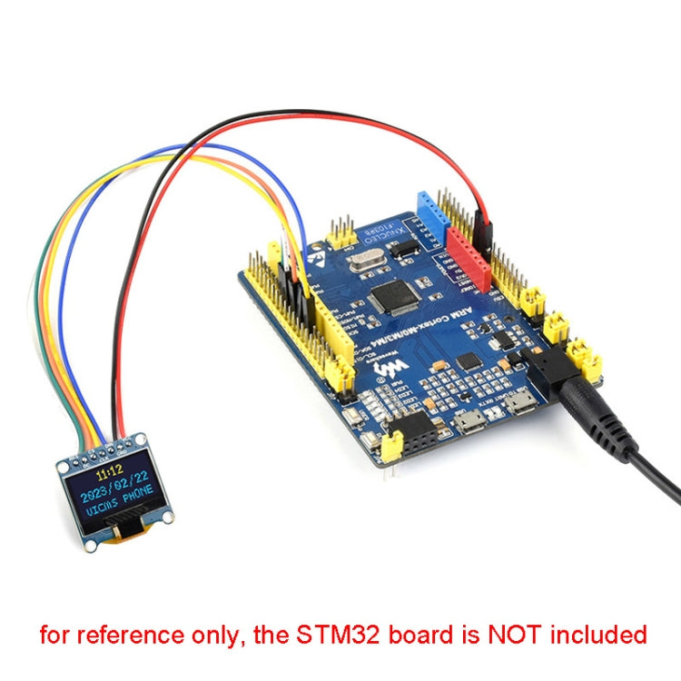 Waveshare 0.96 inch OLED Display Module, 128×64 Resolution, SPI / I2C Communication(D White)
