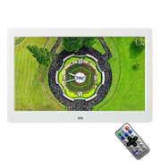 DPF-106 10.1 inch Digital Photo Frame LED Video Advertising Machine, Plug:US Plug(White)
