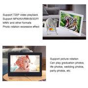 DPF-706 7 inch Digital Photo Frame LED Wall Mounted Advertising Machine, Plug:AU Plug(Black)