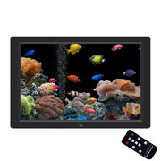 DPF-1201 12 inch 1280x800 Resolution Wall Mounted Advertising Machine LCD Electronic Photo Frame, Plug:EU Plug(Black)