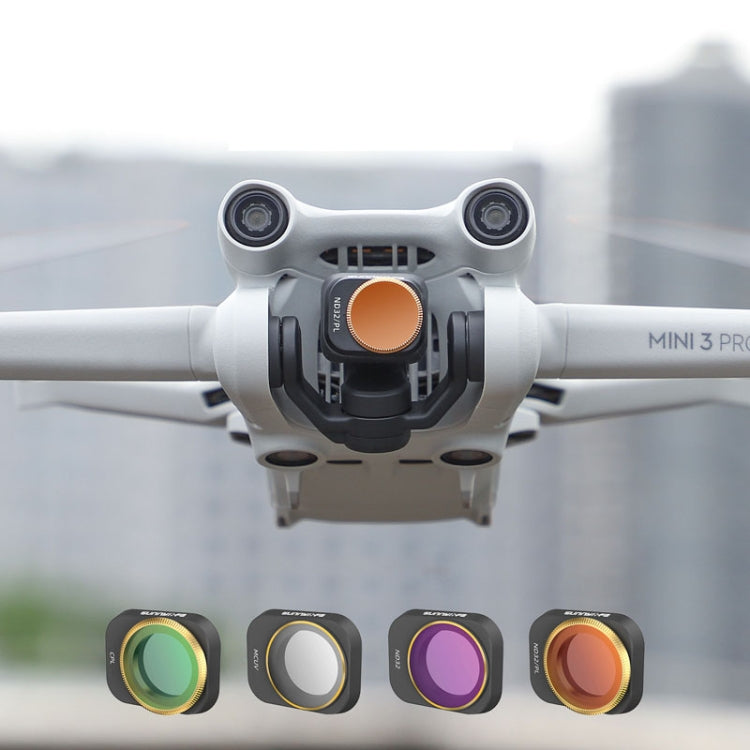 4 PCS / Set MCUV+CPL+ND4+ND8 Sunnylife MM3-FI411 For Mini 3 Pro Adjustable Filter