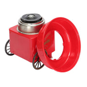 Retro Trolley Mini Cotton Candy Machine, Specification:U.S. Regulations 110 V(Red)