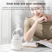 Light Pet Humidifier USB Night Light Home Bedside Lamp Sleep Mute Energy-saving Lamp(Yellow Bear)