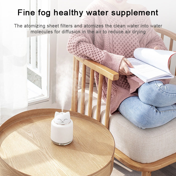 Light Pet Humidifier USB Night Light Home Bedside Lamp Sleep Mute Energy-saving Lamp(Yellow Bear)