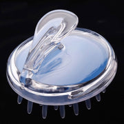 5pcs Household Head Hand-held Silicone PVC Massage Brush(Blue)